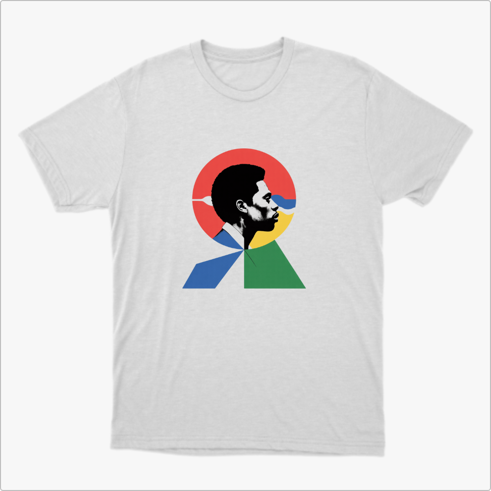 Black Colagem Camiseta 100% Algodão