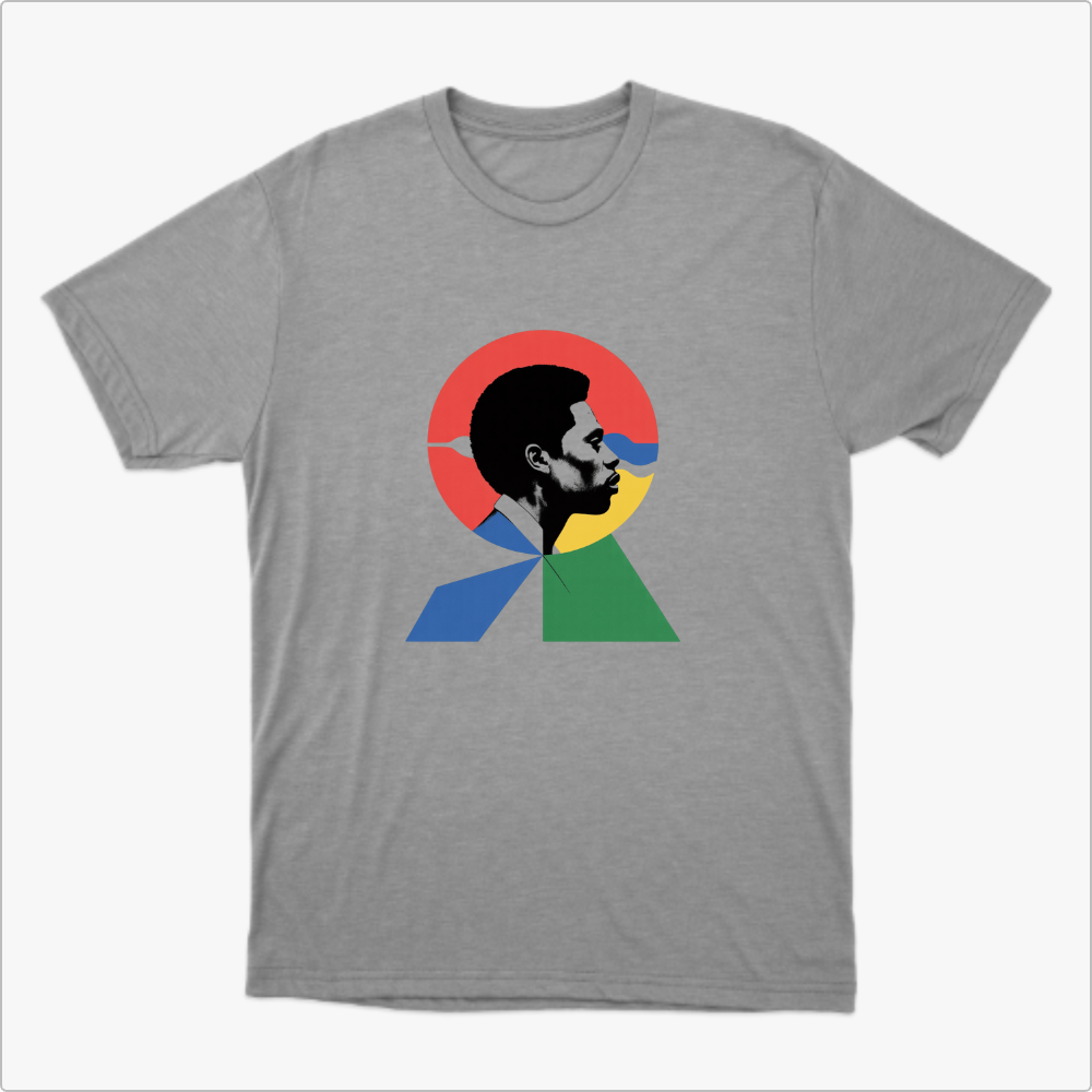 Black Colagem Camiseta 100% Algodão