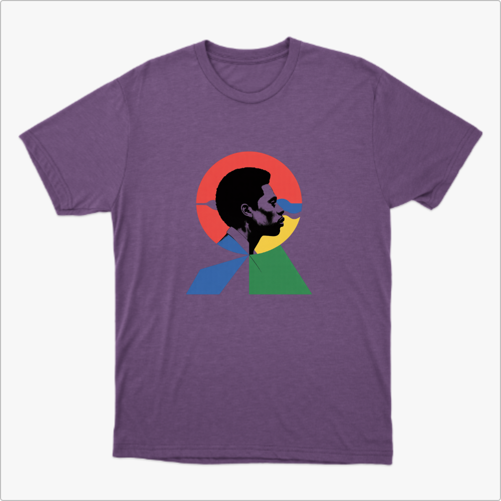 Black Colagem Camiseta 100% Algodão