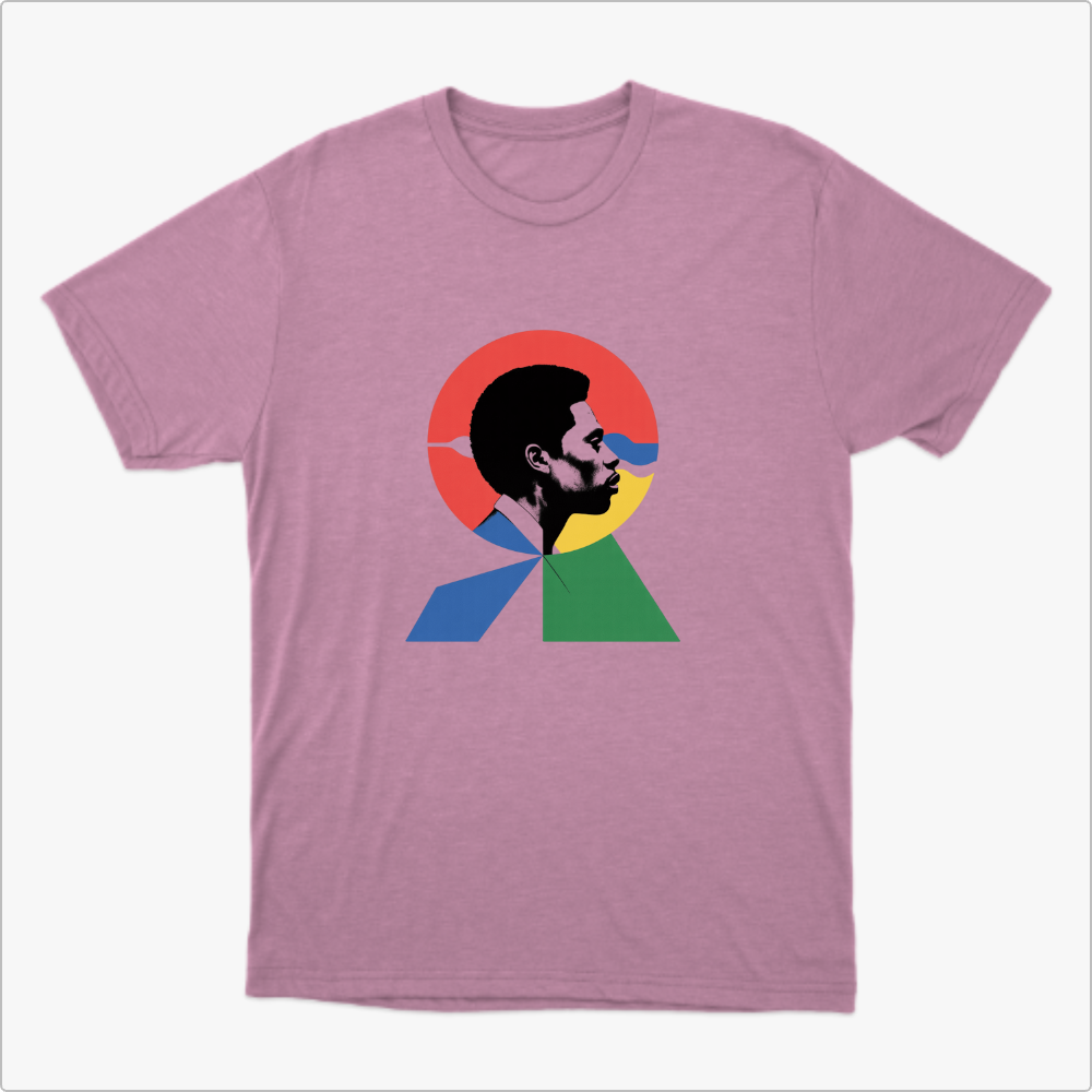 Black Colagem Camiseta 100% Algodão