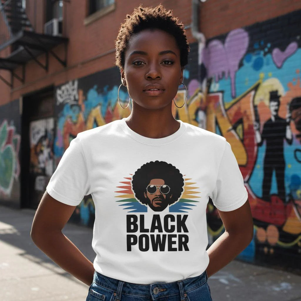 Black Power Camiseta 100% Algodão