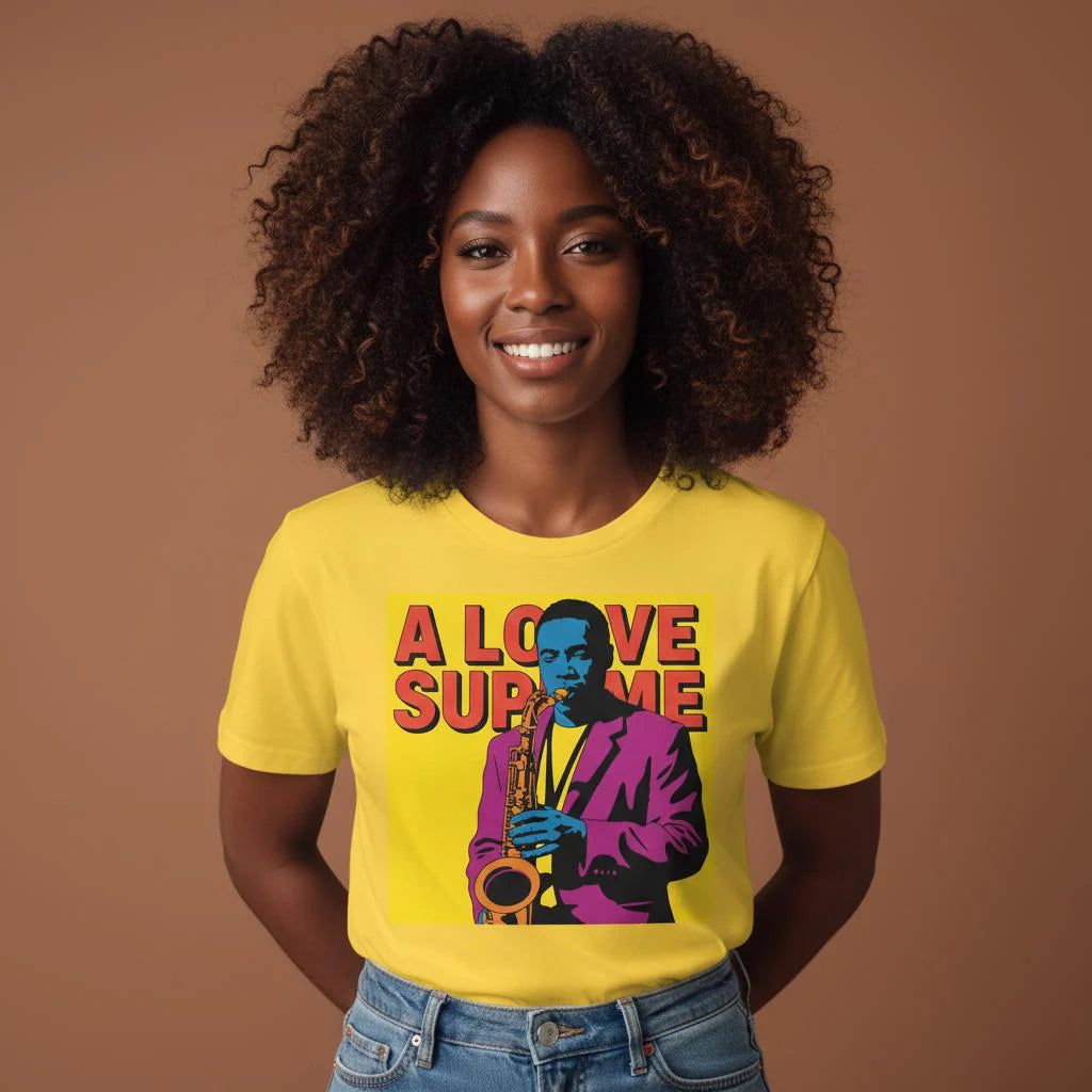 John Coltrane Camiseta 100% Algodão