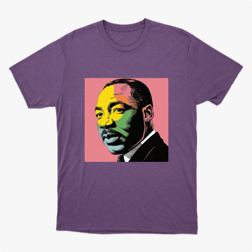 Martin Luther King Camiseta 100% Algodão