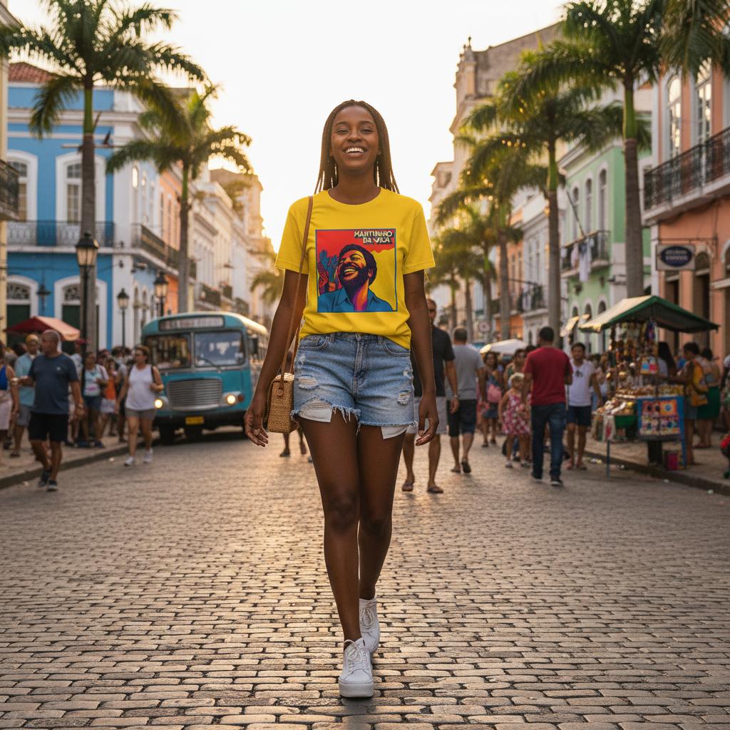 Martinho da Vila Camiseta 100% Algodão