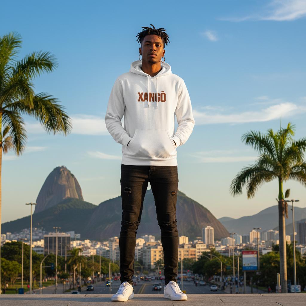 Xangô Moletom com Capuz