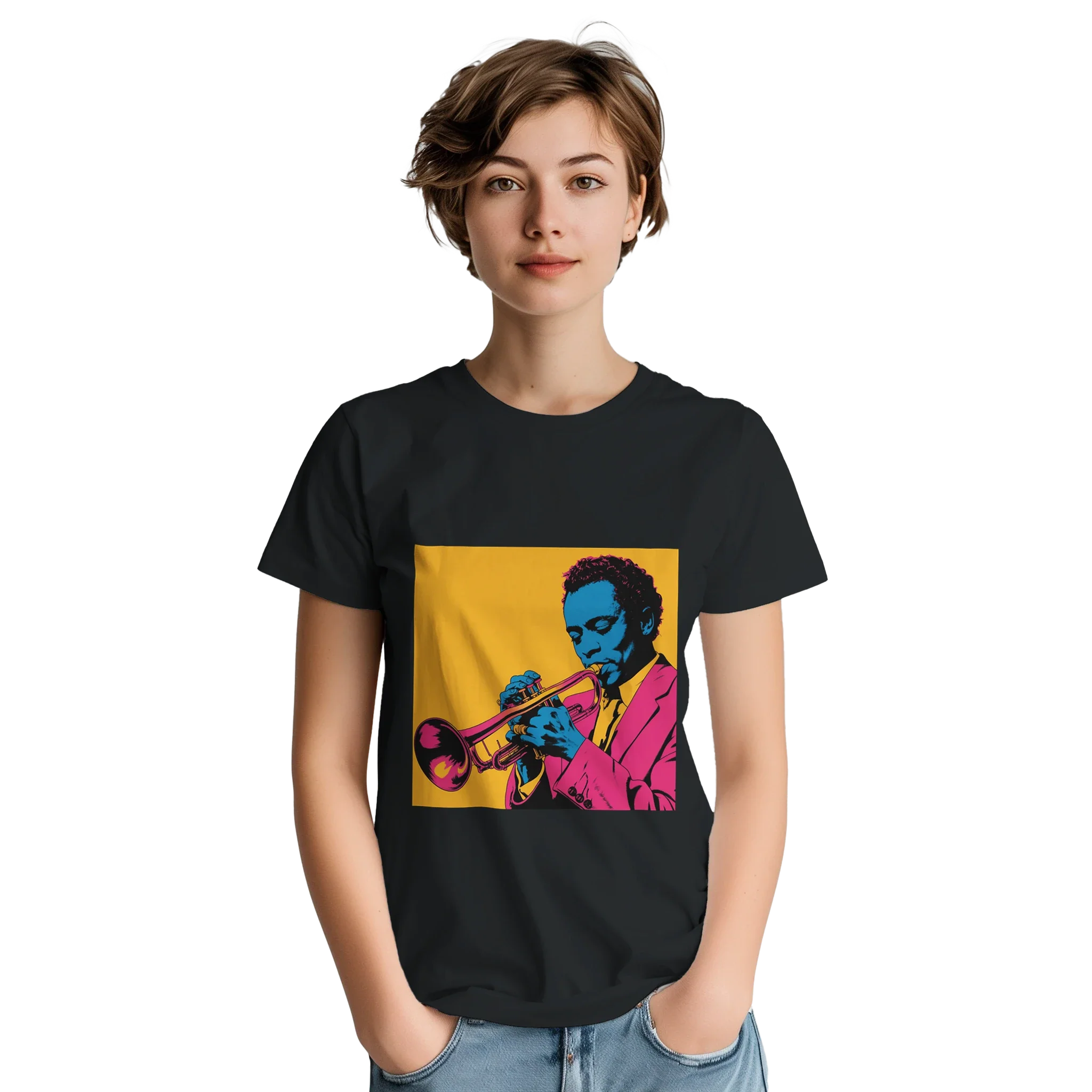 Miles Davis Camiseta 100% Algodão