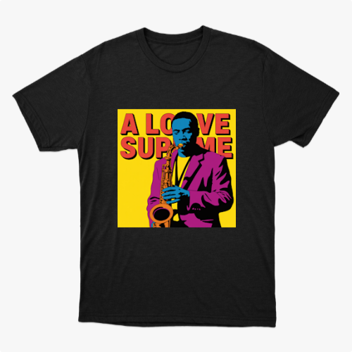 John Coltrane Camiseta 100% Algodão