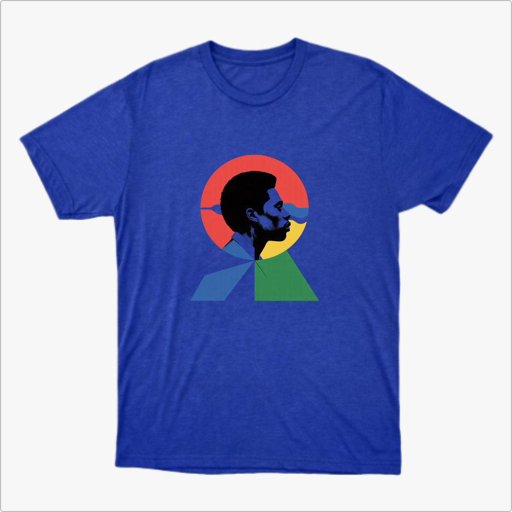 Black Colagem Camiseta 100% Algodão