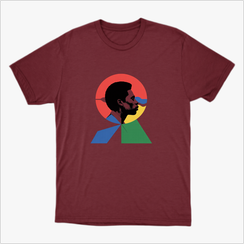 Black Colagem Camiseta 100% Algodão