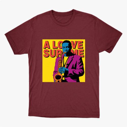 John Coltrane Camiseta 100% Algodão