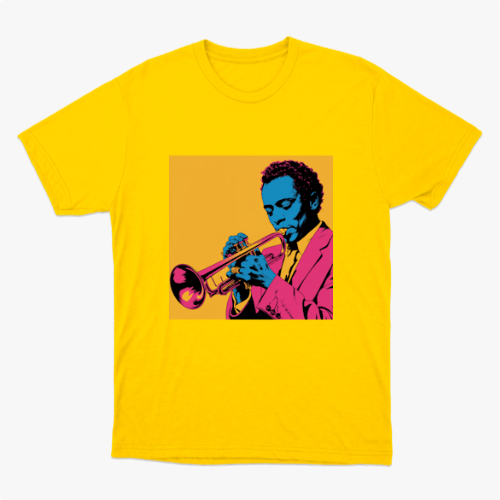 Miles Davis Camiseta 100% Algodão